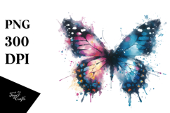 Grunge Butterfly PNG Product Image 1
