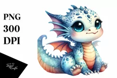 Smiling Baby Dragon, Transparent PNG Product Image 1