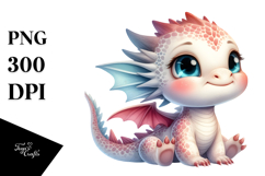 Baby Dragon Smiling | Sublimation | Clipart Product Image 1