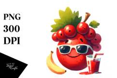 Funny Very Simple Monster Digital Painting PNG Product Image 1