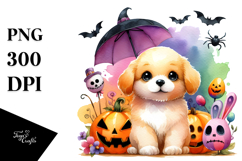 Vibrant Drawing of Cute Baby Dog, 20 oz Tumbler Product Image 1