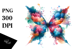 Colorful Butterfly PNG Product Image 1