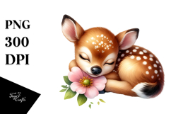 Cute Baby Deer, PNG Product Image 1