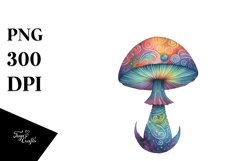 Magical Celestial Mushroom Watercolor Product Image 3