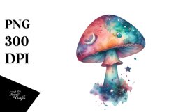Magical Celestial Mushroom | Clipart Product Image 3