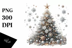 Digital Painting Christmas Tree PNG Product Image 3