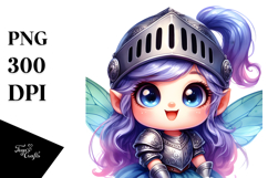 Vibrant Smiling Cute Baby Fairy PNG Product Image 1