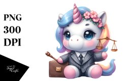Pastel Baby Unicorn Style | Sublimation Clipart Product Image 1