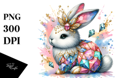 Diamond Bunny PNG Product Image 1
