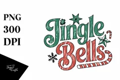 Retro Jingle Bells Christmas Png Product Image 1
