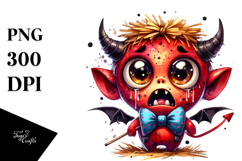 Funny Chibi-Style Cute Ghost with Glam Accessories PNG Product Image 1