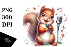 Cute Baby Squirrel PNG Product Image 1