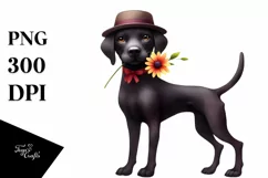 Proud Labrador Hat Sublimation Clipart Product Image 3
