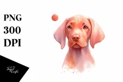 Cute Pastel Vizsla | Sublimation | Clipart Product Image 3