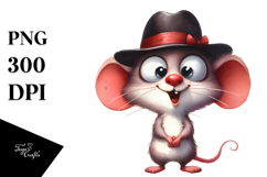 Funny Mouse Standing With Goofy Smile Product Image 1