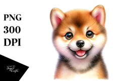 Cute Baby Shiba Inu PNG Product Image 1