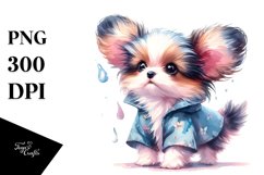 Extremely Expressive Baby Papillon PNG Product Image 3