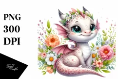 Smiling Baby Dragon, Transparent PNG Product Image 1