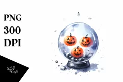 Halloween Crystal Ball | Sublimation | Clipart Product Image 1