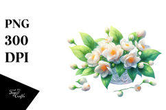 splendid Jasmine, Colorful PNG Product Image 1
