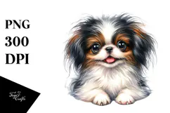 Baby Japanese Chin PNG Product Image 1
