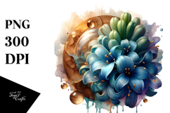 Glossy Hyacinth PNG Product Image 1