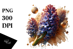 Glossy Hyacinth PNG Product Image 1