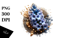 Glossy Hyacinth PNG Product Image 1