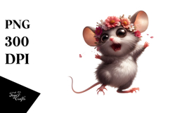 Dancing Cute Mouse PNG Product Image 1