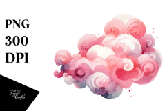 Colorfull Smiling Cloud PNG Product Image 1