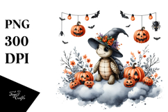 Turtle for Halloween PNG Product Image 1