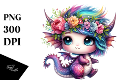 Cute Baby Dragon PNG Product Image 1