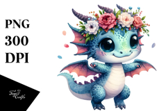 Cute Baby Dragon PNG Product Image 1