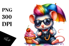 Playing Baby Mouse, Revolted PNG Product Image 1