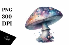 mushroom watercolor splash PNG Product Image 1