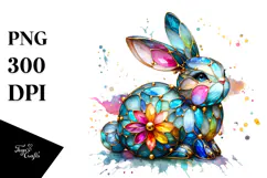 Colorful Bunny Made of Title Product Image 1