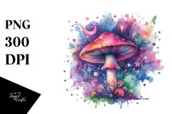 Colorful Magical Celestial Astral Mushroom Product Image 3