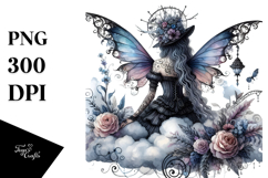 Gothic Fairy on a Cloud Title Product Image 1