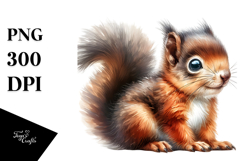 Digital Baby Squirrel PNG Product Image 1