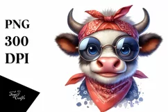 Shy Ox with Bandana Clipart Product Image 3
