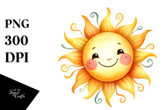 Smiling Sun PNG Product Image 1