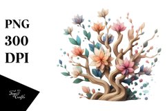 Pastel Stained Azalea | Clipart Product Image 3