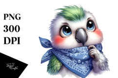 Funny Baby Parrot Dove | Sublimation | Clipart Product Image 1