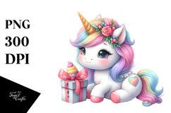 Cute Unicorn Clipart Product Image 1