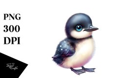 Colorful Baby Brunnich's Guillemots with Stars and Clouds | Product Image 3