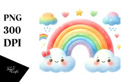 Cute Rainbow PNG Product Image 1