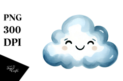Simple Whimsical Cloud PNG Product Image 1