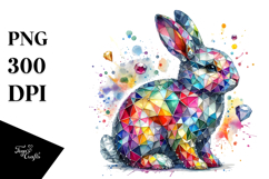 Diamonds Bunny PNG Product Image 1