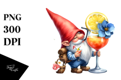 Whimsical Gnome Cocktail PNG Product Image 1