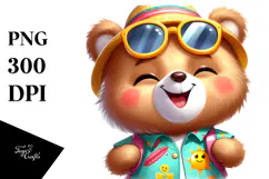 Cute Baby Bear PNG Product Image 1